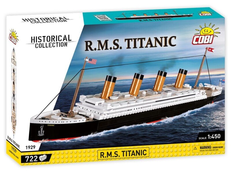 Cobi Zaoceánská loď R.M.S. TITANIC 1:450 Historical collection
